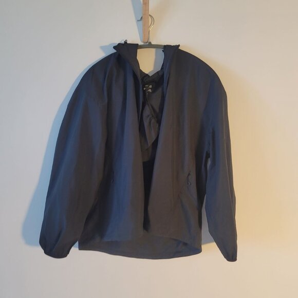 Black Parka Windbreaker by Uniqlo, Pocketable - Picture 1 of 4